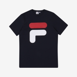 Fila Big F Logo - Miesten Poolopaita - Laivastonsininen | FI-23927